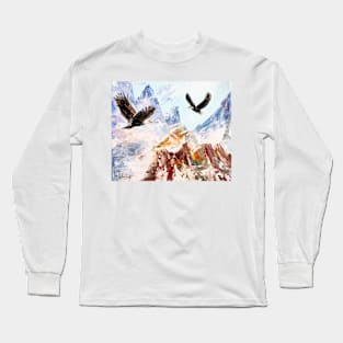 Flying Above The Clouds Long Sleeve T-Shirt